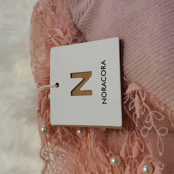 Nora Cora ladies lace & pearl sweater - Picture 9 of 10